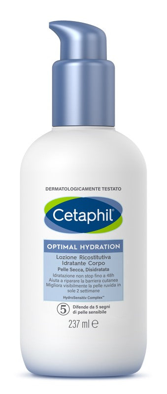 galderma italia cetaphil optimal hydration lozione idratante ricostitutiva idratante corpo 237 ml cetaphil ean 3499320014731