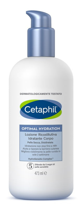 galderma italia cetaphil optimal hydration lozione idratante ricostitutiva idratante corpo 473 ml cetaphil ean 3499320014748