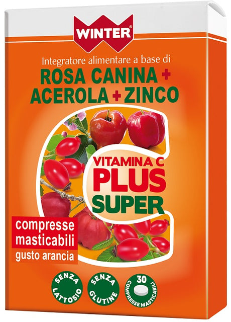 gdp srl general dietet pharma winter vitamina c plus super zinco 30 compresse masticabili ean 8057742223022
