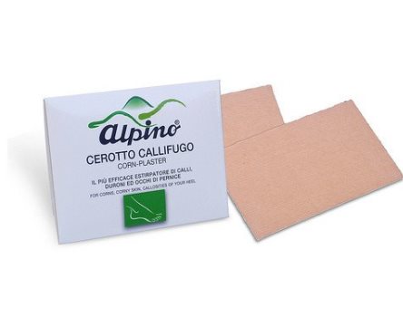 giovanardi farmaceutici alpino cerotto callifugo tela 2 pezzi alpino ean 8026909001032