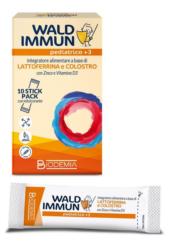 global pharmacies partner wald immun pediatrico 3 10 stick gusto cioccolato ean 8055713640007