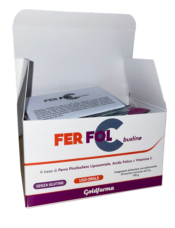 goldfarma fer fol c 20 bustine
