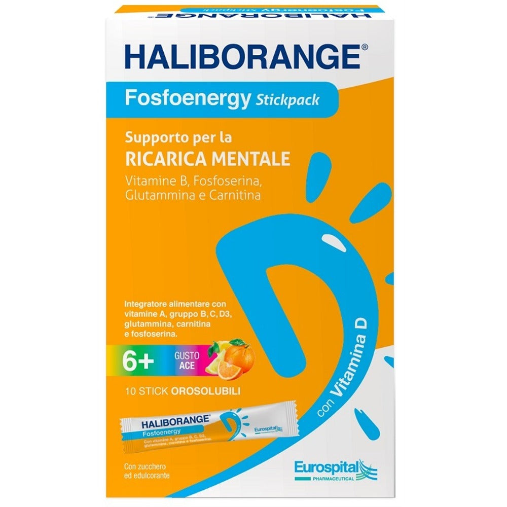 haliborange haliborange fosfoenergy 10 stick orosolubili 152 g haliborange