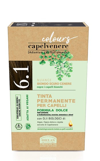 helan cosmesi capelvenere colours tinta capelli 61n biondo scuro cenere helan ean 8058774306233