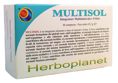 herboplanet srl multisol 48 compresse herboplanet ean 8032185060007