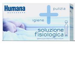 humana italia humana soluzione fisiologica monodose 20 flaconcini da 5ml humana ean 8031575075102