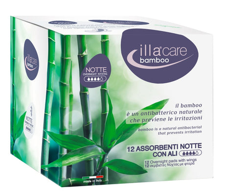illa illa care bamboo assorbente notte 12 pezzi illa ean 8032956145377