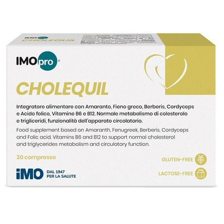 imo imopro cholequil 30 compresse nuova formulazione imo ean 8055713390377