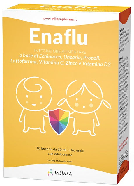 inlinea enaflu 10 bustine da 10 ml