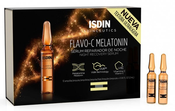 isdin isdinceutics flavo c melatonin 10 fiale isdin ean 8429420138346