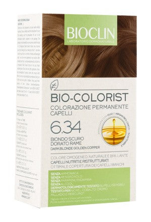 ist ganassini bioclin bio colorist 634 biondo scuro dorato rame bioclin ean 8050444856833