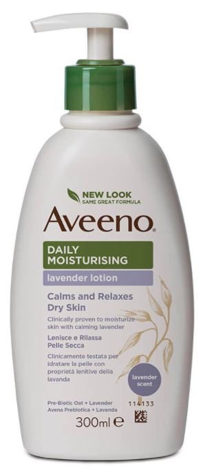 johnson johnson aveeno crema idratante corpo lavanda 300 ml promo aveeno ean 3574661573847