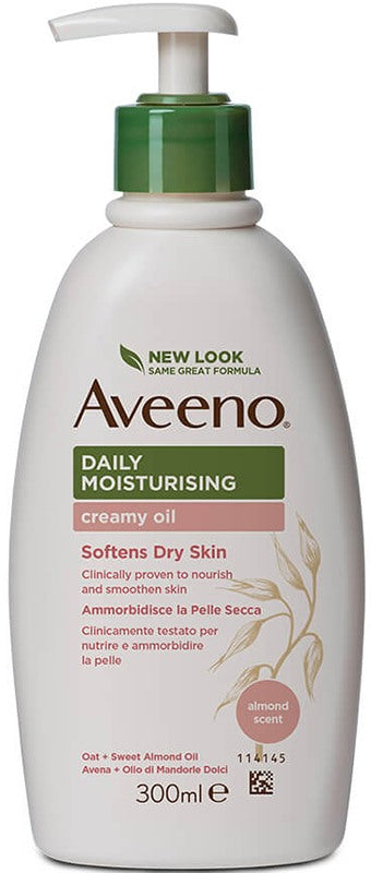 johnsonjohnson aveeno pn crema olio idratante corpo 300 ml aveeno ean 3574661501130
