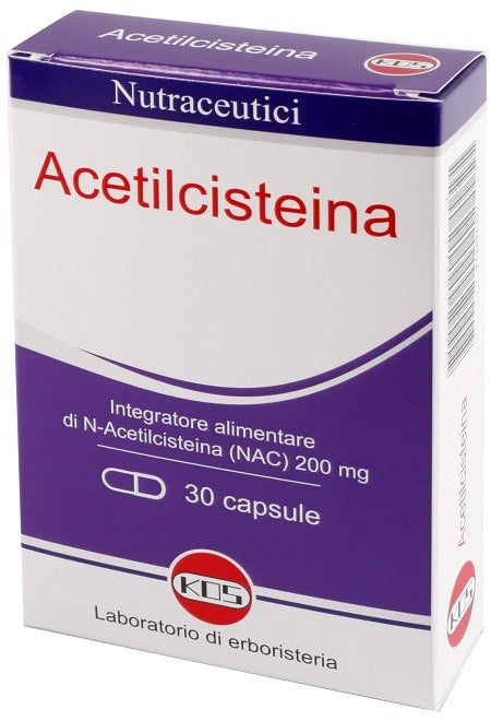kos acetilcisteina 30 capsule 6 g kos