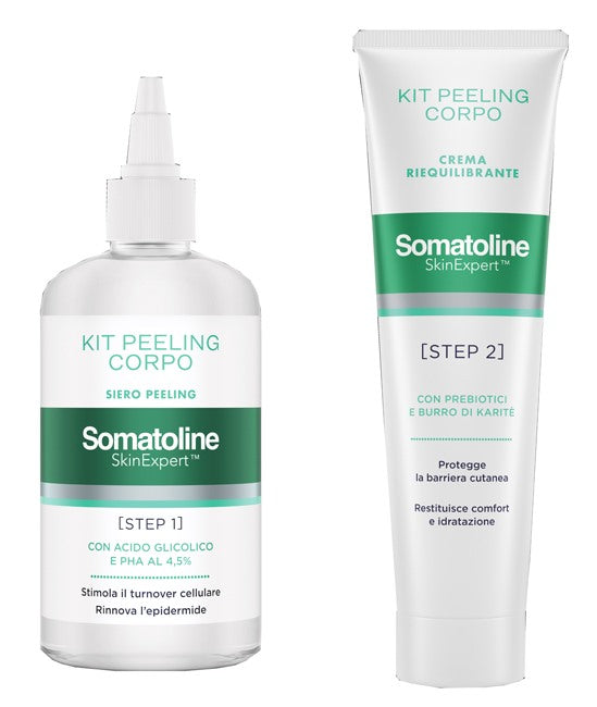 l manetti h roberts c somatoline skin expert kit peeling corpo 1 gel peeling 200 ml 1 crema riequilibrante 100 ml ean 8002410067842