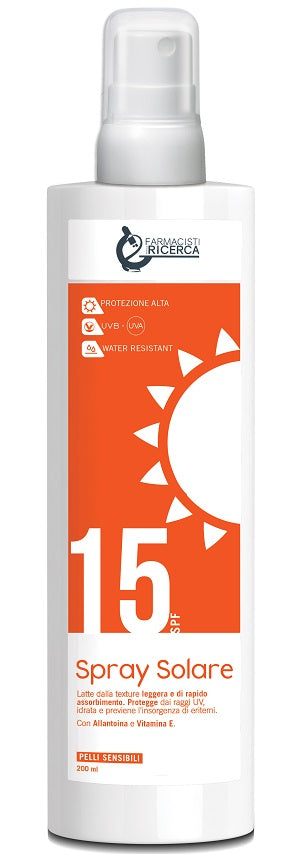 l r b lab ricerc biochimiche fpr sun spray corpo spf 15 200 ml l r b lab ricerc biochimiche ean 8050538340781