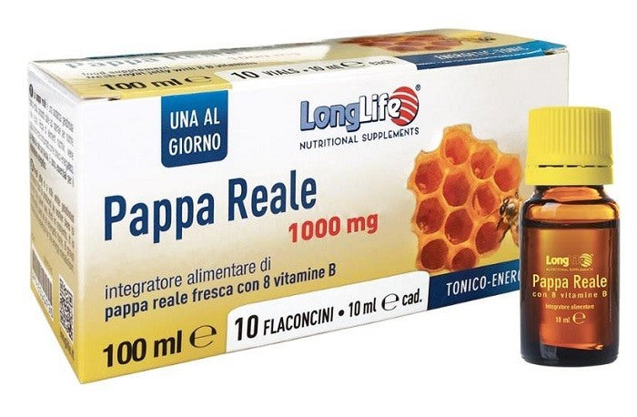 longlife srl longlife pappa reale vitamina b 10 flaconcini 10 ml long life ean 8054521003585