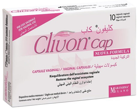 mar farma clivon cap nuova formula 10 capsule vaginali clivon ean 8023496012151