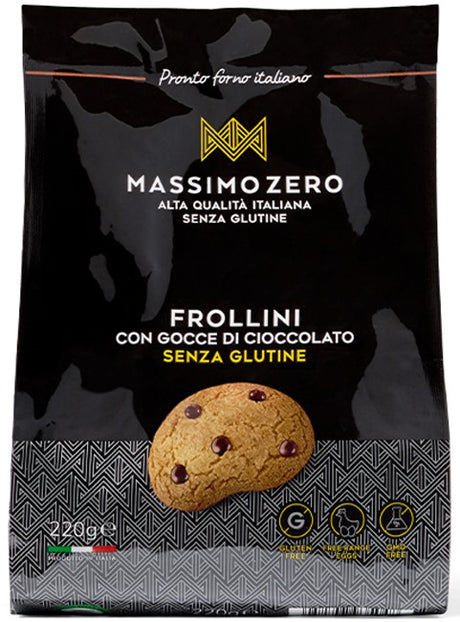 massimo zero massimo zero frollini gocce cioccolato 220 g massimo zero ean 8052747935048