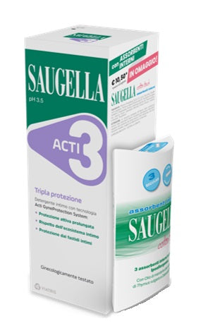 meda pharma saugella acti3 250 ml assorbenti interni omaggio saugella