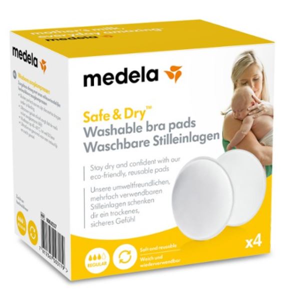 medela italia srl safe dry coppetta assorbilatte lavabile 4 pezzi medela ean 7612367003179