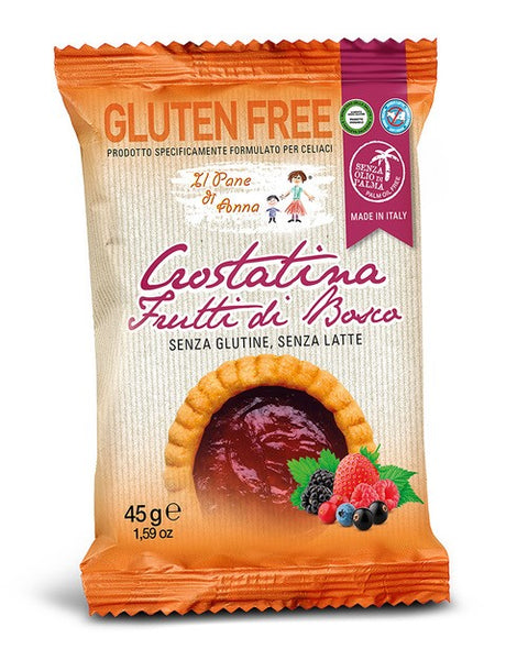 molino rivetti pietro il pane di anna crostatina ai frutti di bosco 45g ean 8032636193407