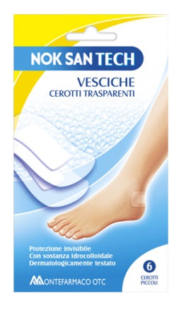 montefarmaco nok san tech cerotto vescicale piccolo 6 pezzi nok san ean 8058363615821