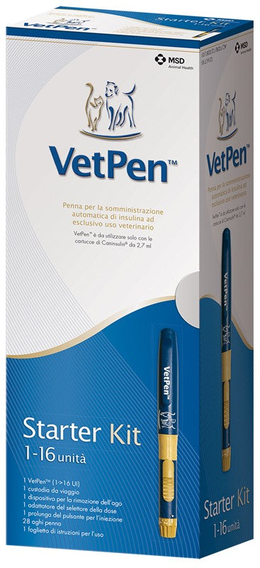 msd animal health caninsulin vet pen 16 ui starter kit caninsulin vetpen ean 8713184121592