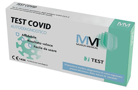 munus international test rapido autodiagnostico test covid munus medical rilevazione qualitativa antigeni sars cov 2 in campioni nasali ean 6936983167703