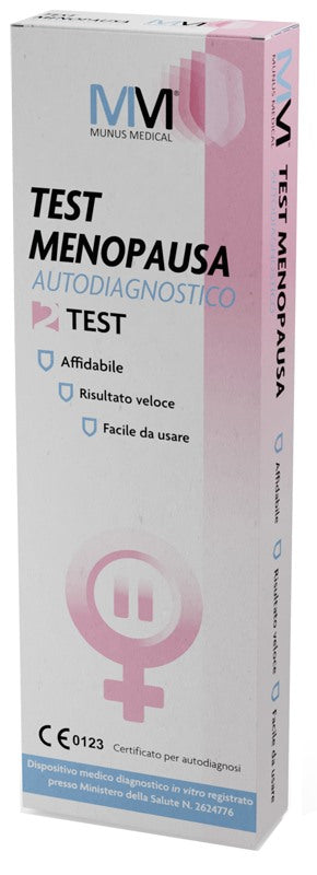 munus international test rapido autodiagnostico test menopausa munus medical rilevazione qualitativa ormone fsh in campioni di urina ean 6936983166249