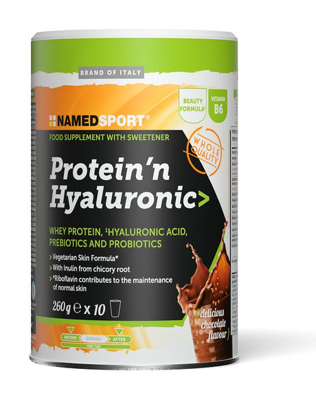 namedsport proteinn hyaluronic delicious chocolate 260 g named ean 8058268960910