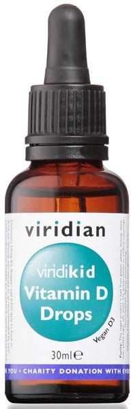 natur viridian viridikid vitamin d3 400ui gocce 30ml ean 5060003592877