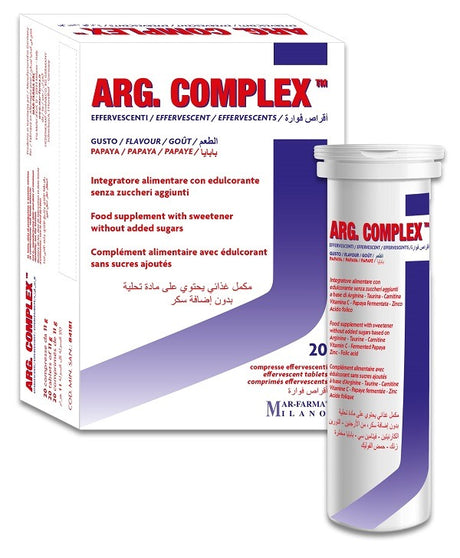 nessuno arg complex 20 compresse effervescenti ean 8023496000974