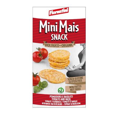 nessuno bio mini mais snack al pomodoro e basilico 50 g ean 8002885007138