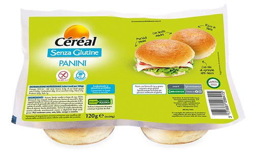 nessuno cereal panini senza glutine 4 pezzi da 30 g ean 3175681298415