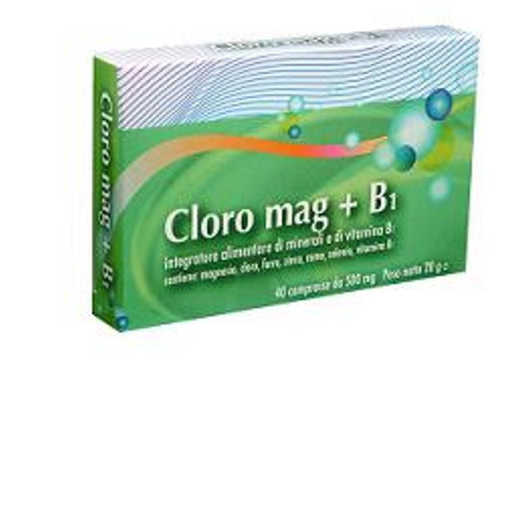 nessuno cloro magnesio b1 40 compresse