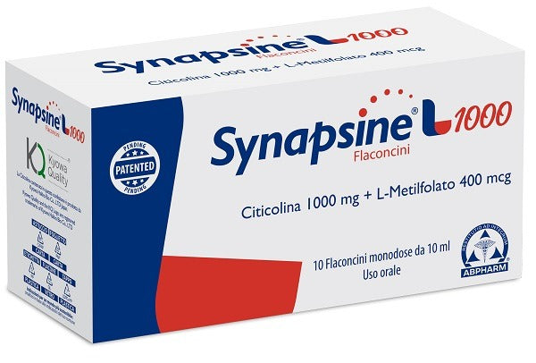 nessuno l synapsine 1000 citicolina 1000 10 flaconcini 10 ml