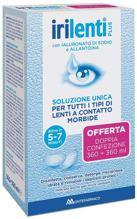 nessuno soluzione unica per lenti a contatto irilenti 2 pezzi da 360 ml ean 8058363621211
