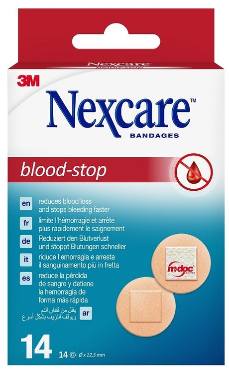 nessuno tampone nasale nexcare blood stop spots 22mm 14 pezzi ean 4046719472611