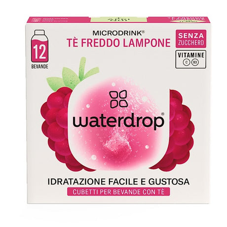 nessuno waterdrop ice tea lampone 12 cubetti ean 9120132067052