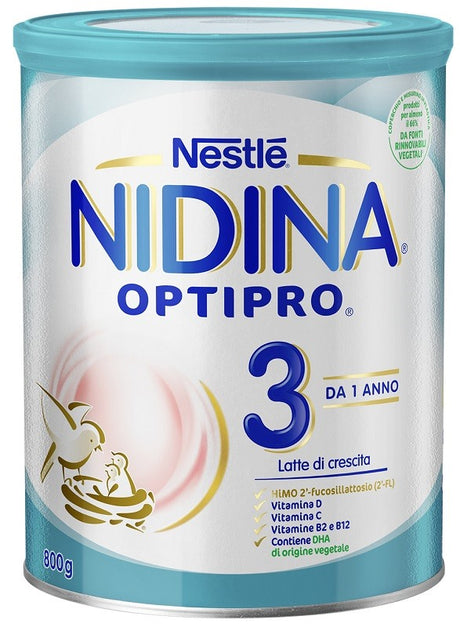 nestle italiana nidina optipro 3 polvere 800 g nidina ean 8445290621887