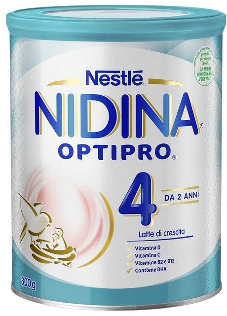nestle italiana nidina optipro 4 polvere 800 g nidina ean 8445290621849