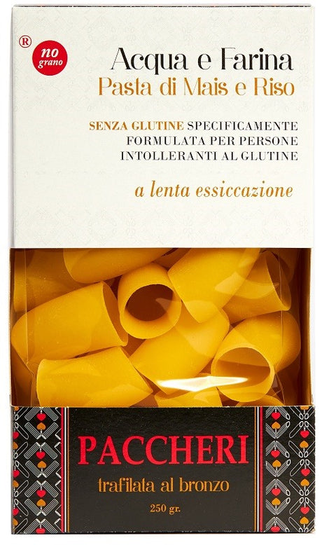 nograno nutri te paccheri acqua e farina mais e riso 250 g ean 0652733744456
