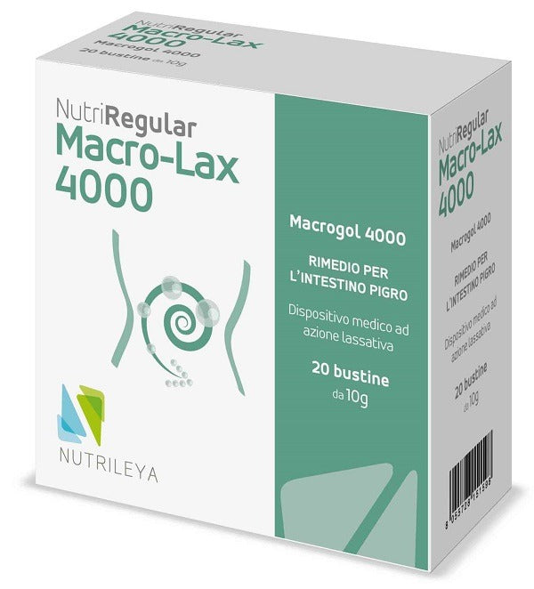 nutrileya nutriregular macro lax 4000 20 bustine da 10 g nutrileya ean 8055728151598