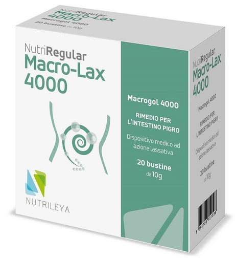 nutrileya nutriregular macro lax 4000 20 bustine da 10 g nutrileya ean 8055728151598