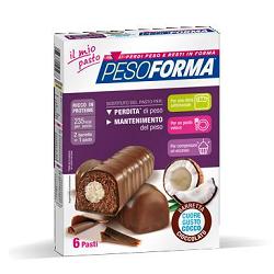 nutrition sante italia pesoforma barretta cuore cocco 6 pasti 12 x 31 g pesoforma ean 3175681125278