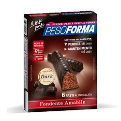 nutrition sante italia pesoforma barrette dark 12 x 31 g pesoforma ean 3175681042506