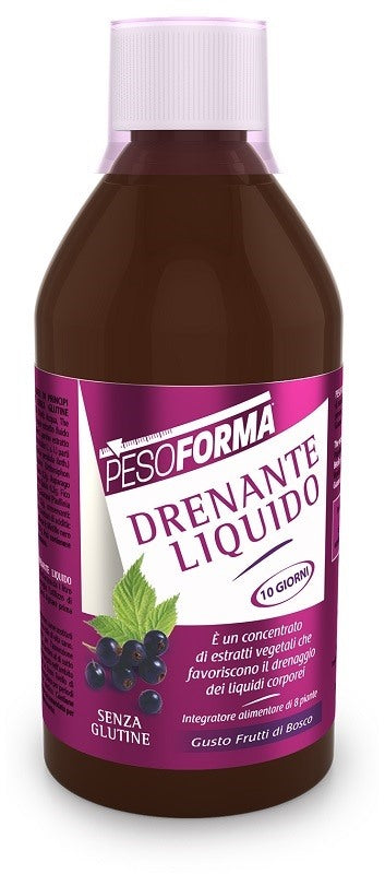nutrition sante italia pesoforma dren liquido 500 ml pesoforma ean 3175681050938