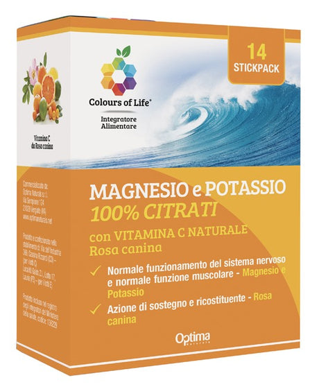 optima magnesio potassio vit c 14 stick optima ean 8052432438366