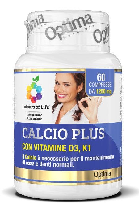 optima naturals colours of life calcio plus 60 compresse 1200 mg colours of life ean 8052432433729